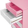 Voir la diapositive 3 : tectake Caisson de bureau à roulettes en bois 65x36x40cm