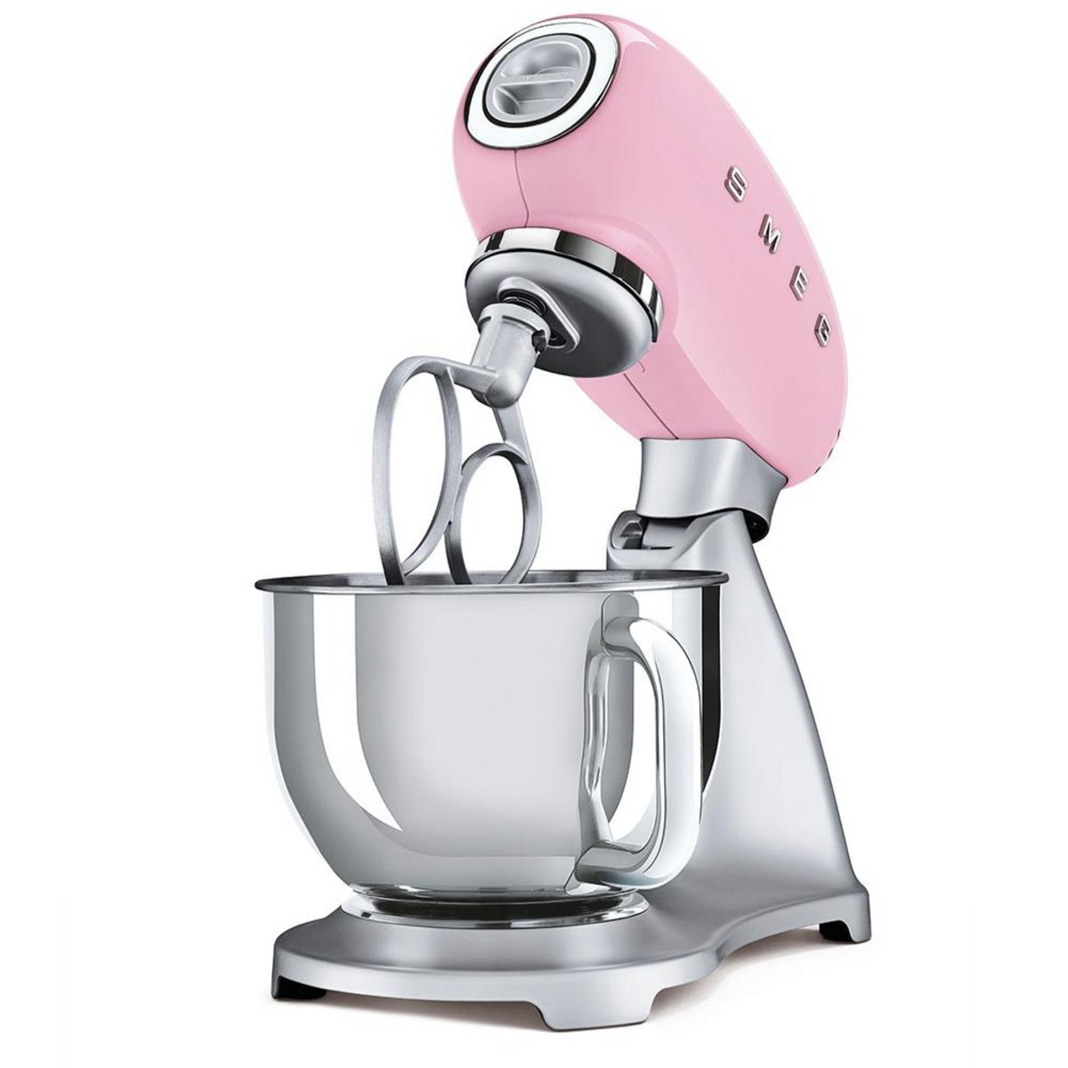 SMEG Robot sur socle 4.8l 800w rose - smf02pkeu