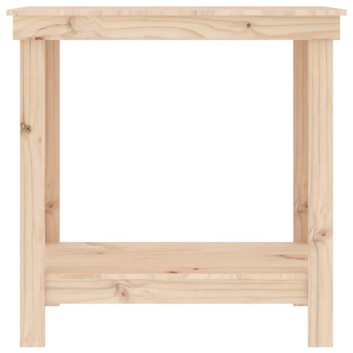 VIDAXL Banc de travail 80x50x80 cm Bois de pin massif