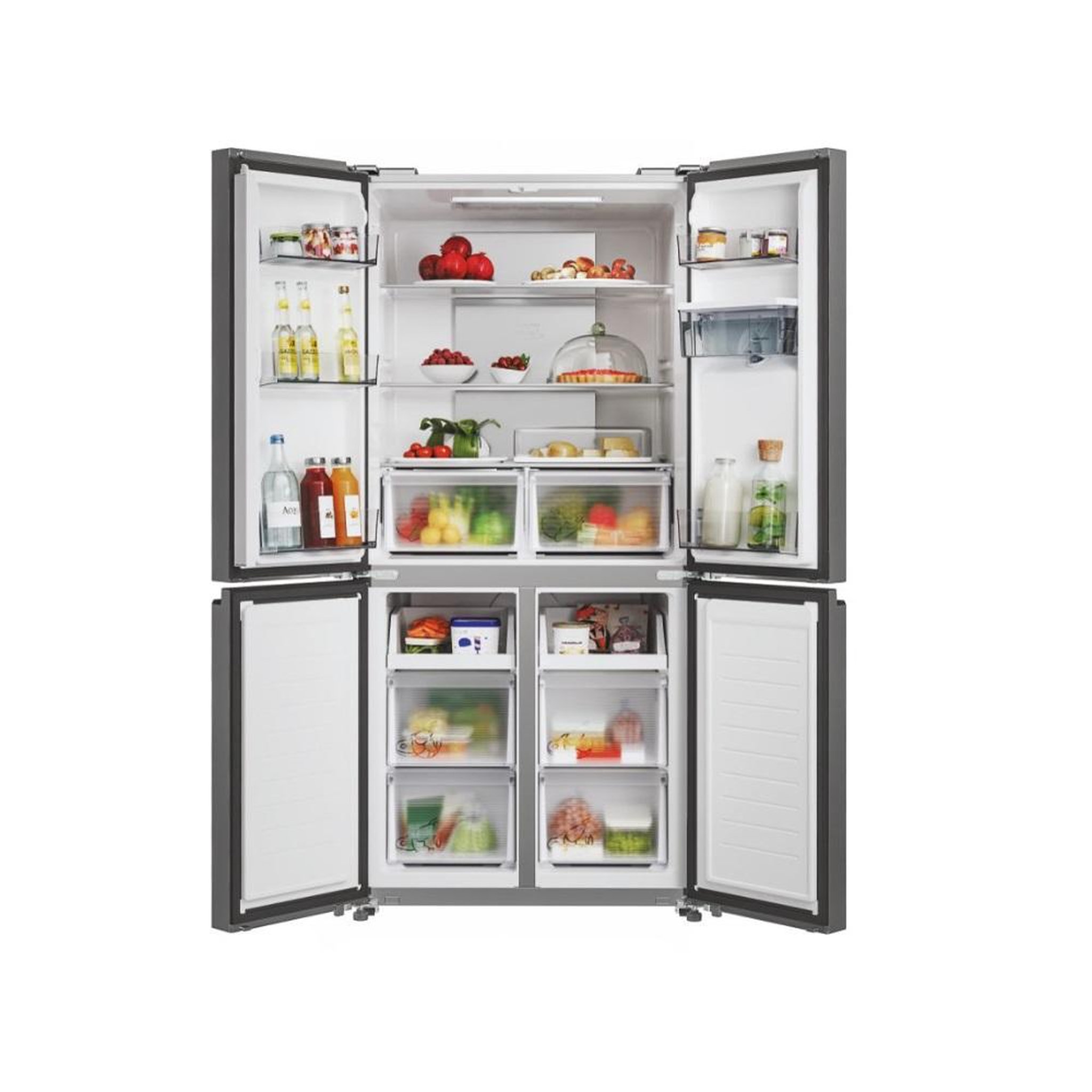 Voir la diapositive 5 : Candy Réfrigérateur américain 83cm 463l nofrost - cfqq5t817ewps