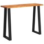 Voir la diapositive 2 : VIDAXL Table console à live edge 110x35x80 cm bois d acacia solide