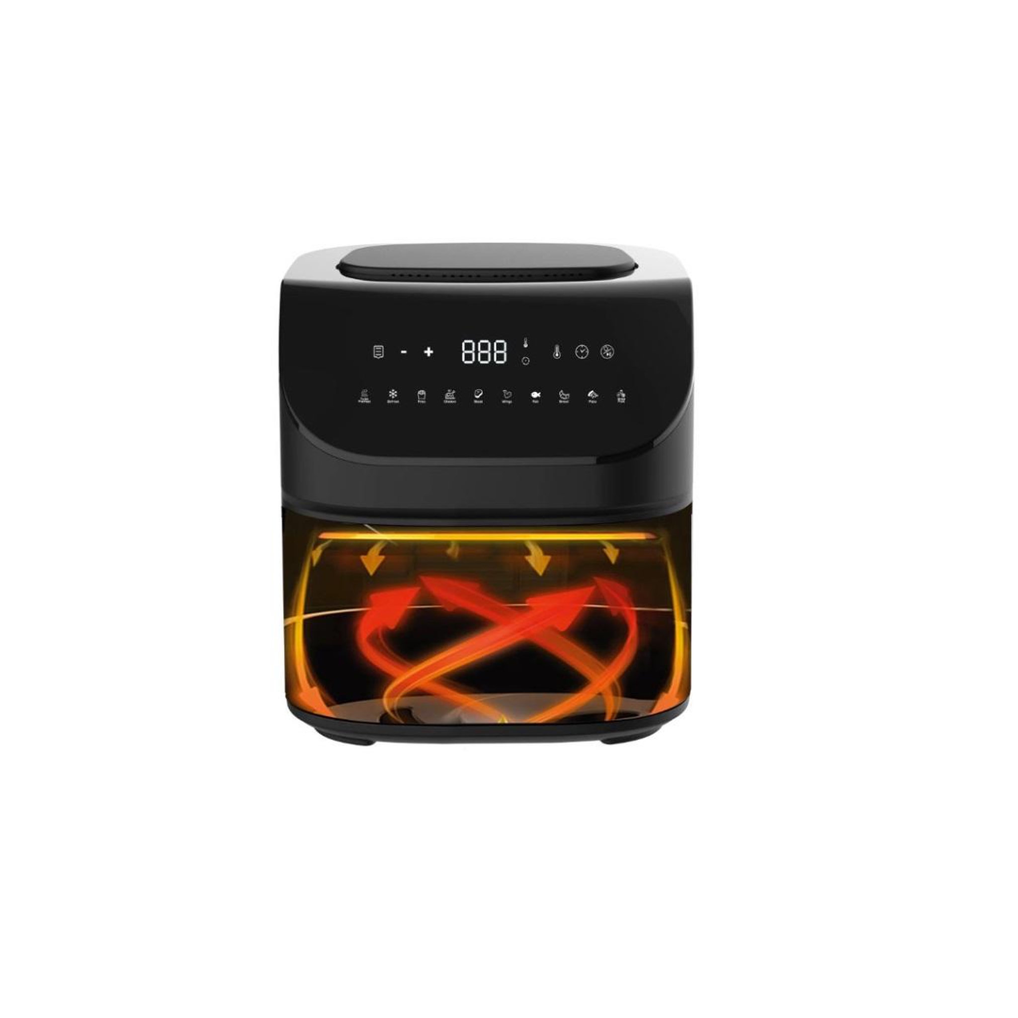 Voir la diapositive 2 : LITTLE BALANCE Friteuse sans huile 7l 1600w noir - 8704