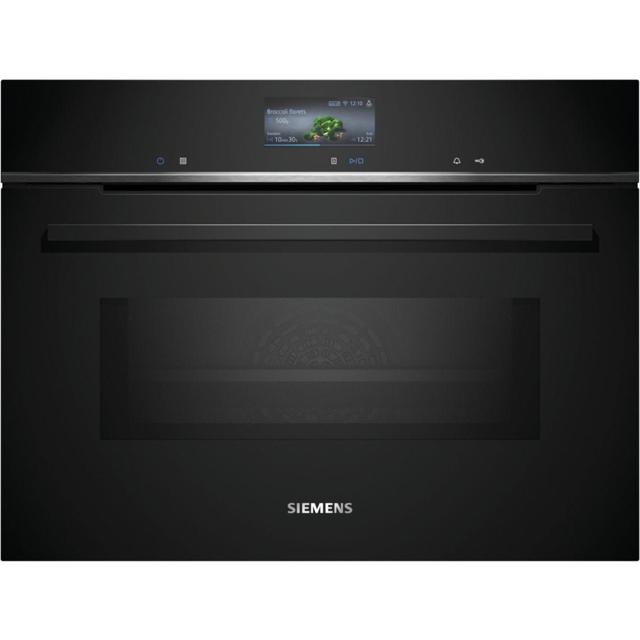 Siemens Micro ondes combiné encastrable cm776g1b1  série iq700 variospeed
