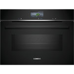 Siemens Micro ondes combiné encastrable CM776G1B1  Série iQ700 VarioSpeed