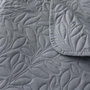 Voir la diapositive 3 : Paris Prix Couvre-lit en Microfibre  Rosa  220x240cm Gris