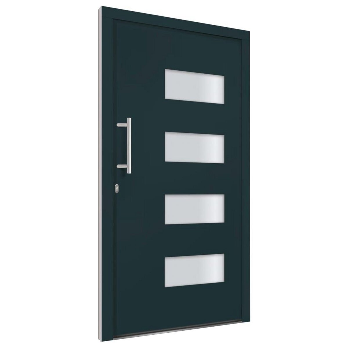 VIDAXL Porte d'entree Aluminium et PVC Anthracite 110x210 cm