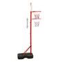Voir la diapositive 3 : VIDAXL Ensemble de jeu de basket ball portable réglable 138,5 166 cm