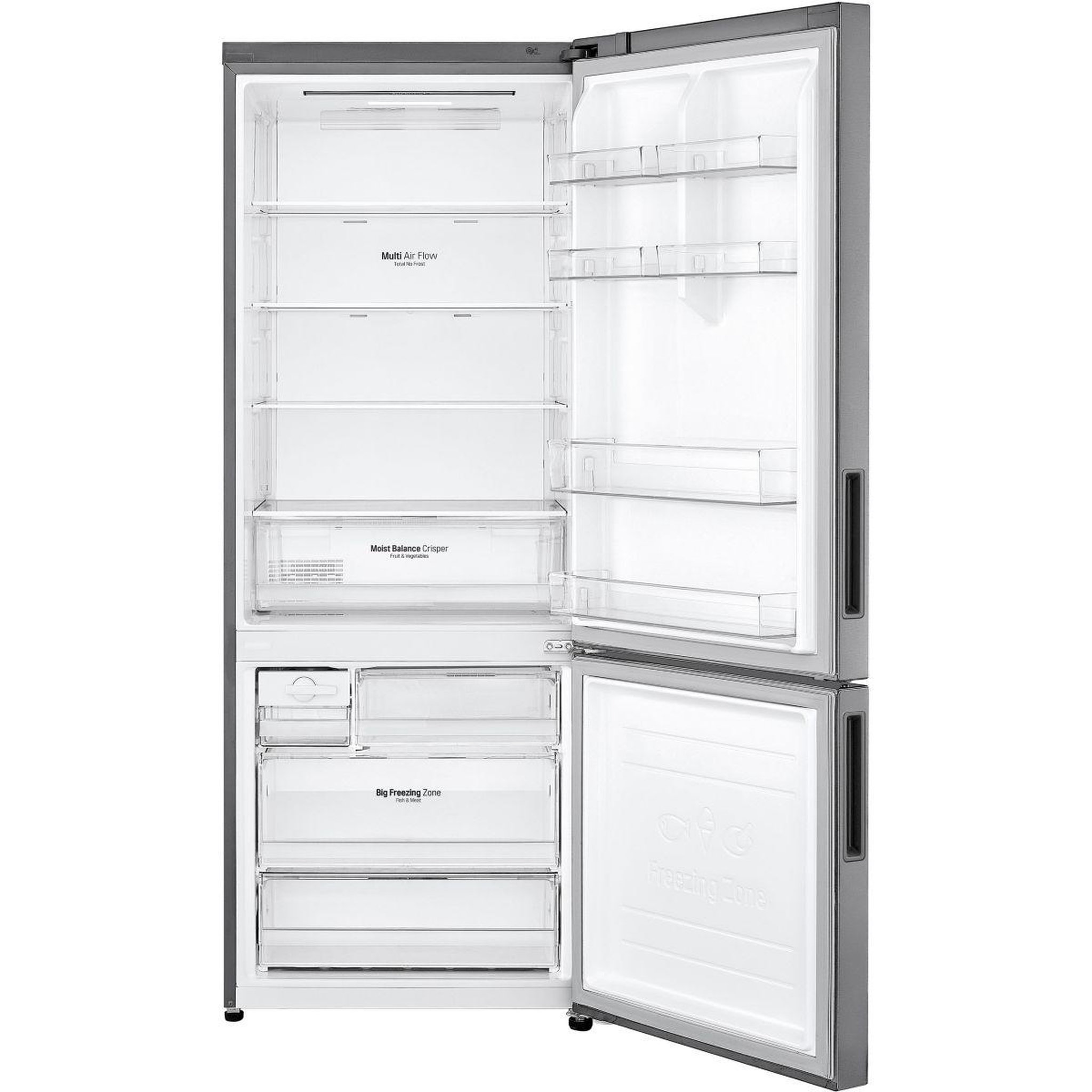 Voir la diapositive 3 : LG Réfrigérateur combiné GBB566PZHZN