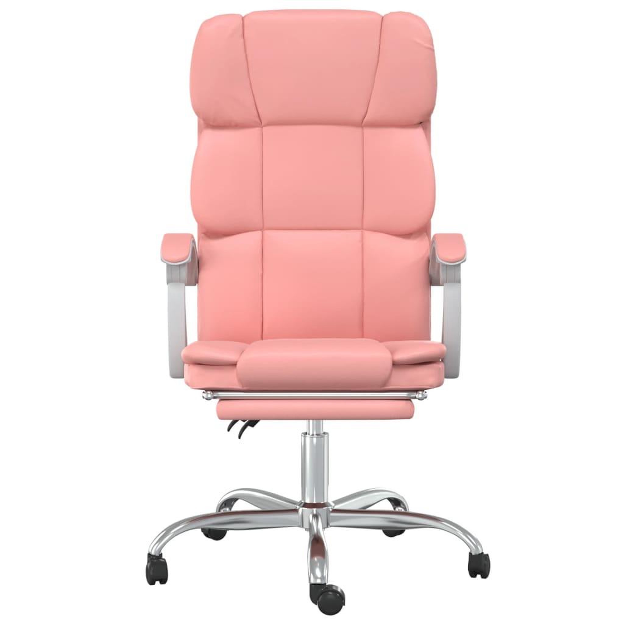 Voir la diapositive 3 : VIDAXL Fauteuil inclinable de bureau Rose Similicuir