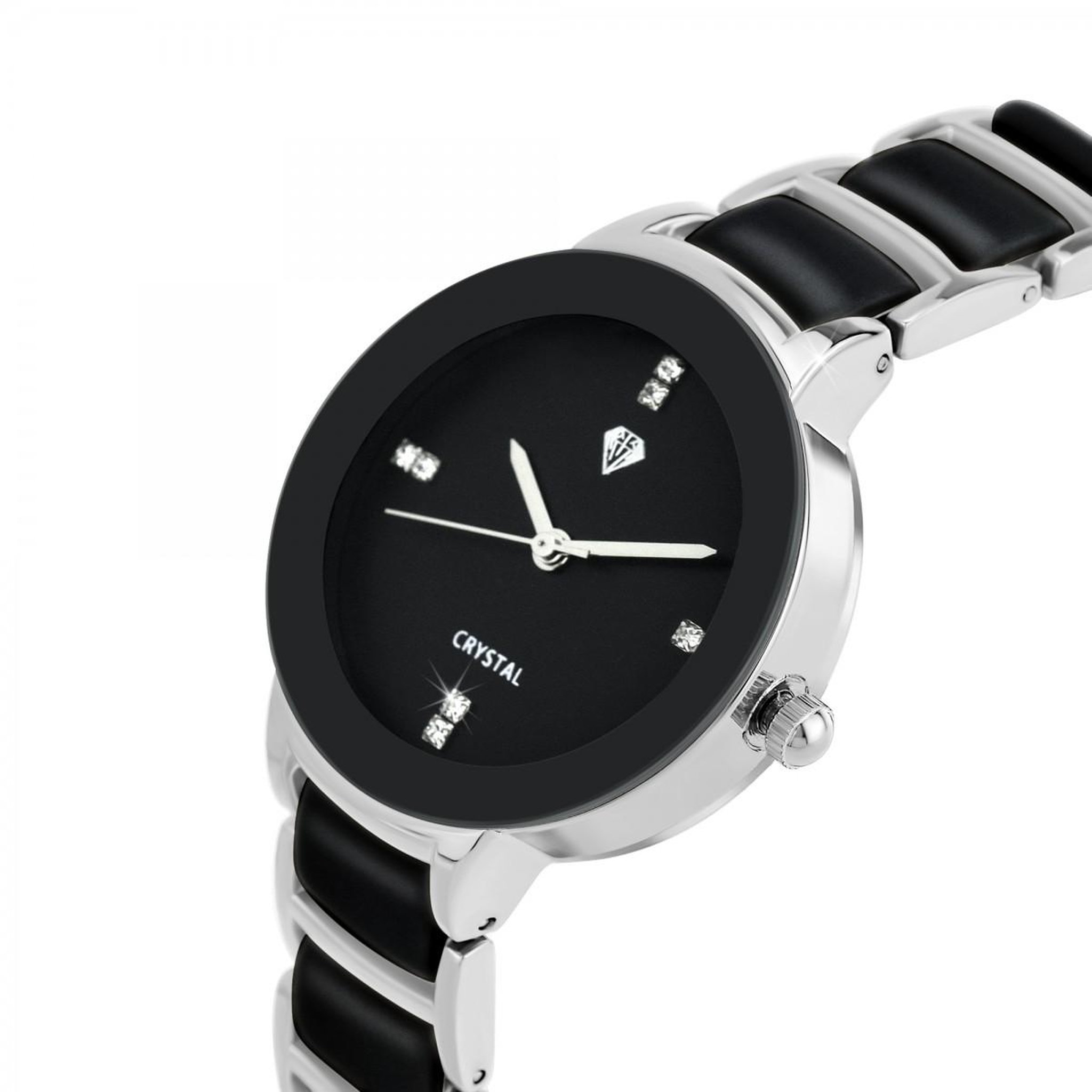 Voir la diapositive 3 : SC CRYSTAL Montre Allegra élégante ornée de Cristaux scintillants par SC Crystal
