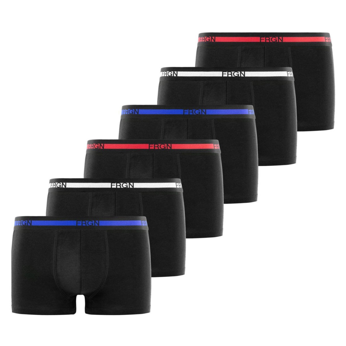 FREEGUN Lot de 6 boxers homme en coton FRGN Sporty