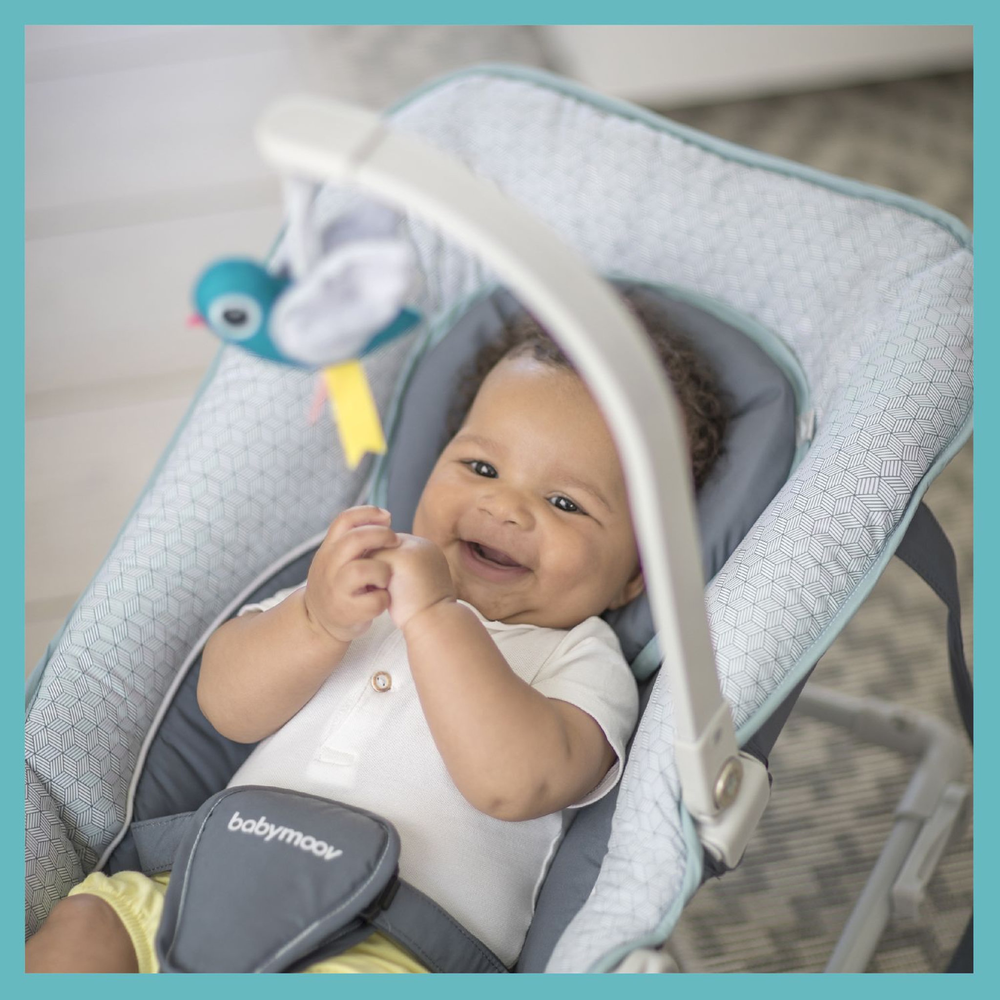Voir la diapositive 9 : BABYMOOV Transat balancelle bébé Graphik - Bleu
