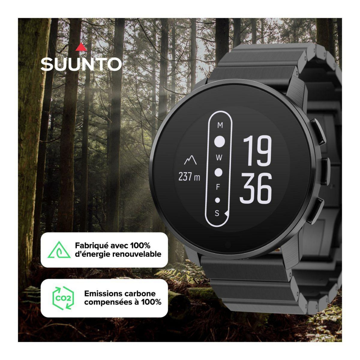Suunto Montre sport 9 Peak Full Titanium Black