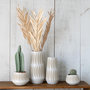 Voir la diapositive 2 : Paris Prix Vase Déco en Grès  Kai  32cm Beige & Blanc