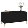 Voir la diapositive 4 : VIDAXL Table basse Noir 90x44,5x45 cm Bois d'ingenierie