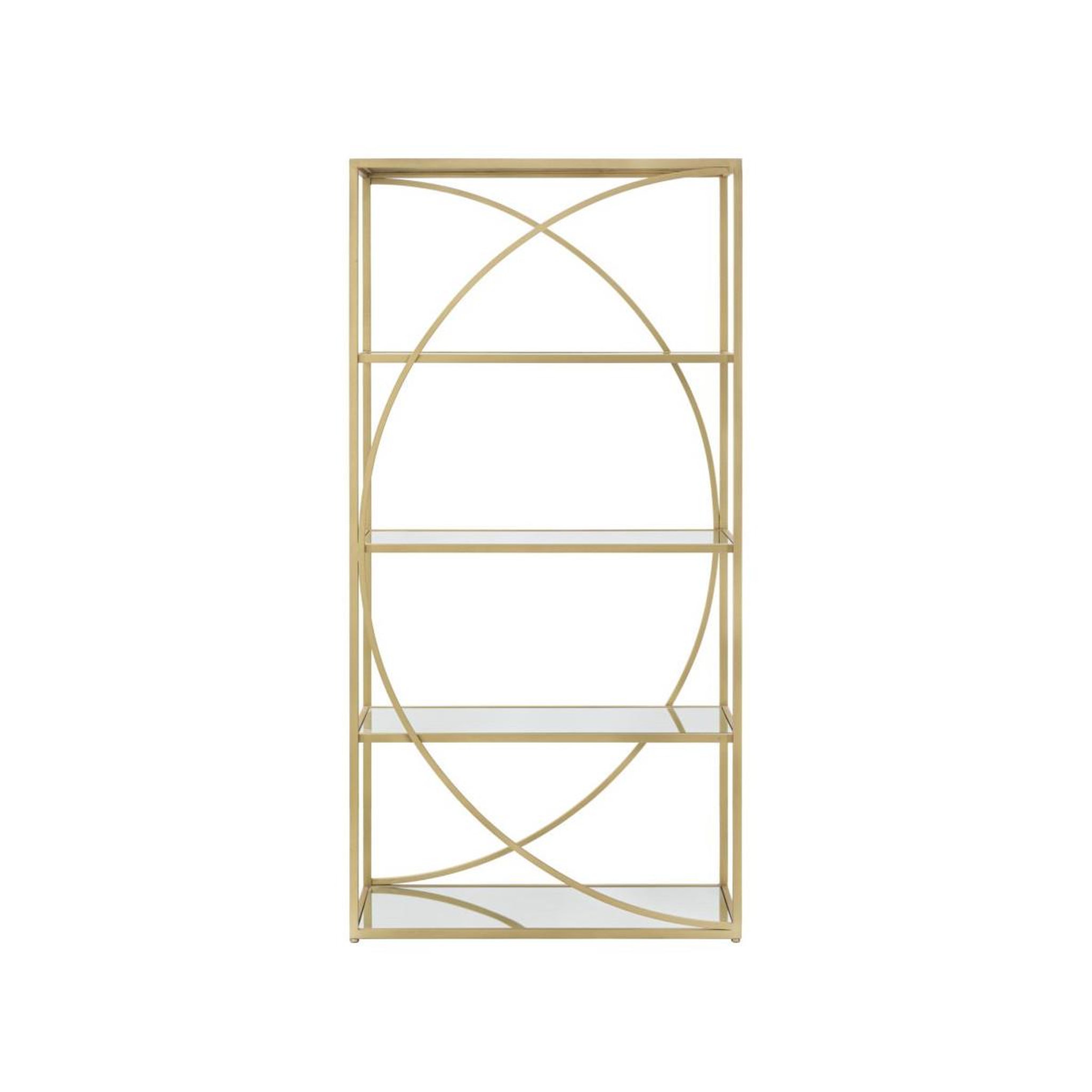 Voir la diapositive 2 : Paris Prix Étagère design 4 niveaux  glamy  180cm or