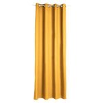 ATMOSPHERA Rideau à Oeillets  Panama II  140x260cm Ocre