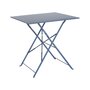 Voir la diapositive 1 : SWEEEK Table jardin bistrot pliable - Emilia carrée - Table carrée 70x70cm en acier thermolaqué