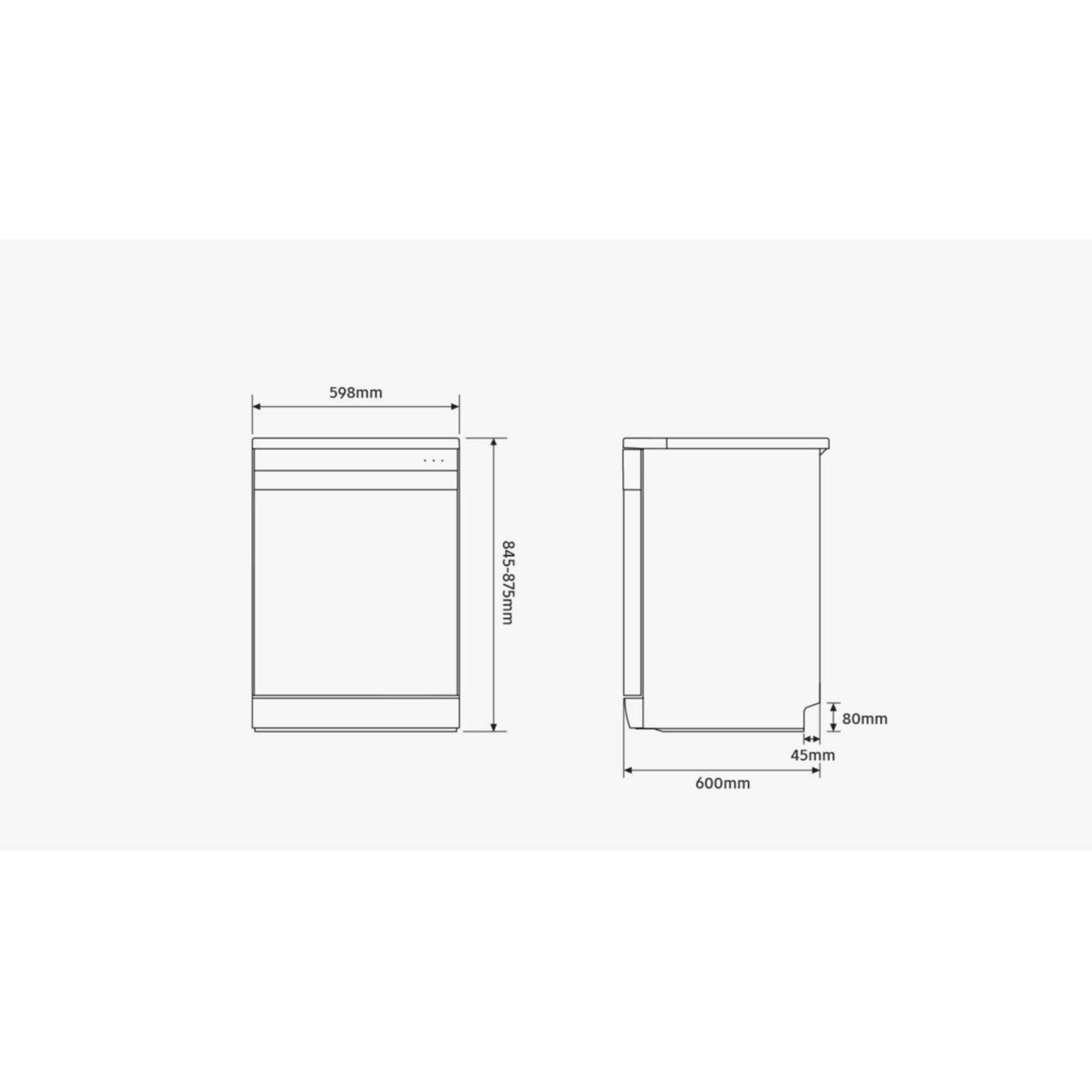 Voir la diapositive 5 : Samsung Lave vaisselle 60 cm DW70H73YCFRU1