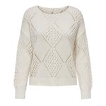 Only Pull Ecru Femme Only Patricia. Coloris disponibles : Beige