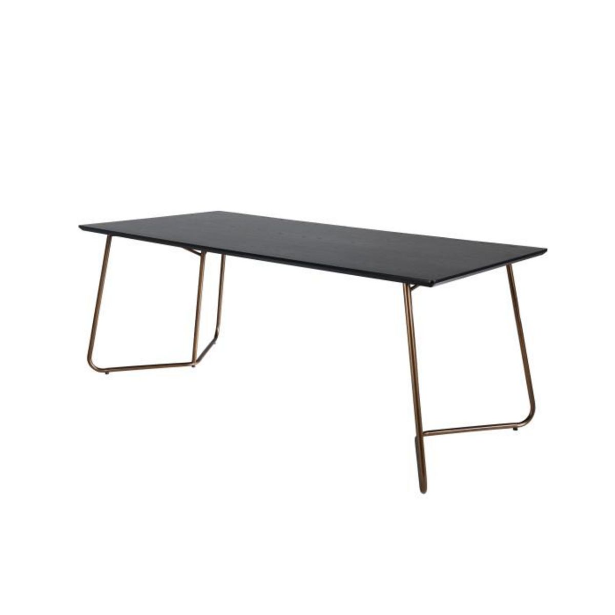 Paris Prix Table à Manger Design  Petra  190cm Noir & Cuivre