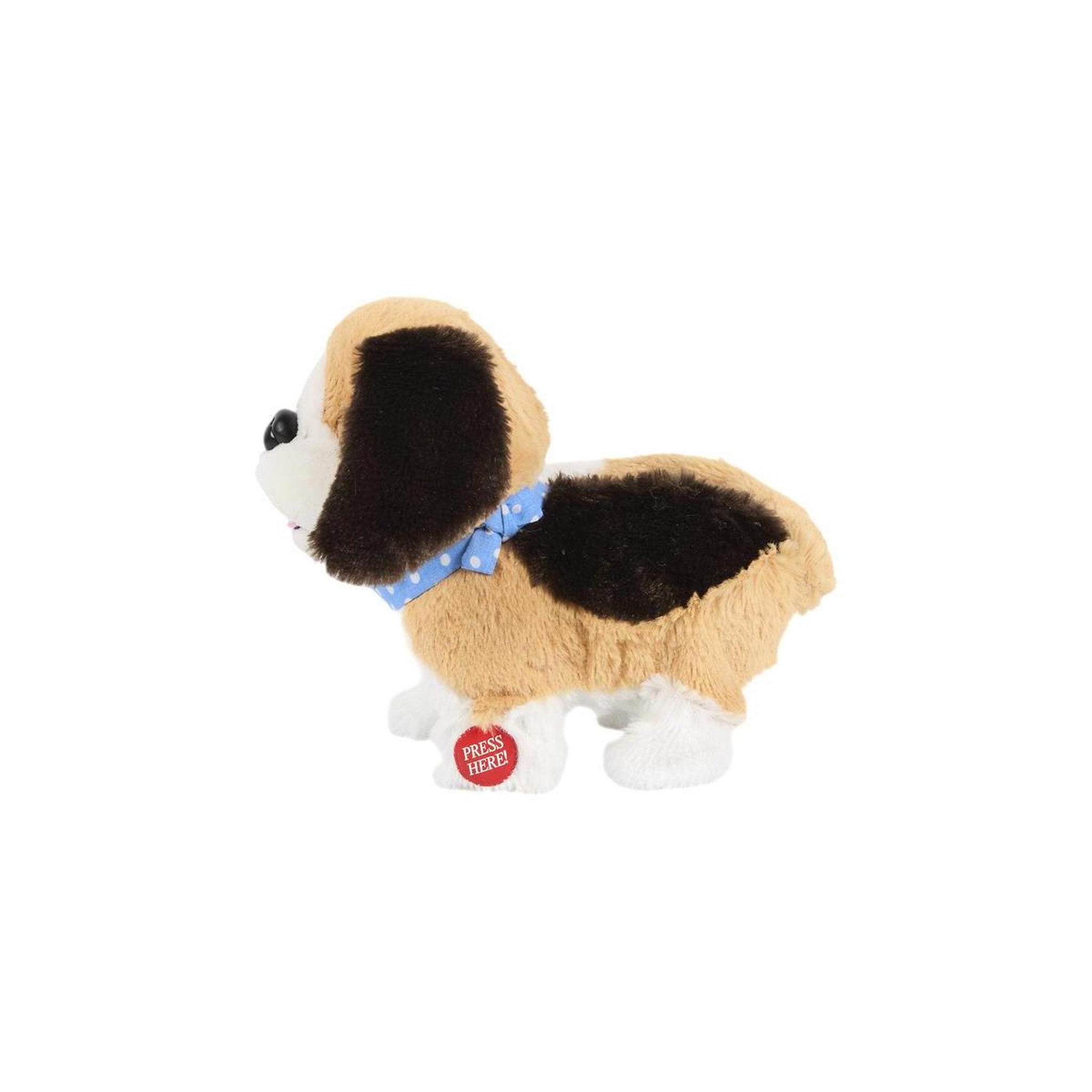 Voir la diapositive 3 : Tom & Zoé Peluche animée chien  galipette  20cm marron