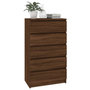 Voir la diapositive 4 : VIDAXL Commode Chene marron 60x36x103 cm Bois d'ingenierie