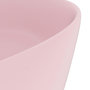 Voir la diapositive 5 : VIDAXL Lavabo rond de luxe Rose mat 40x15 cm Ceramique