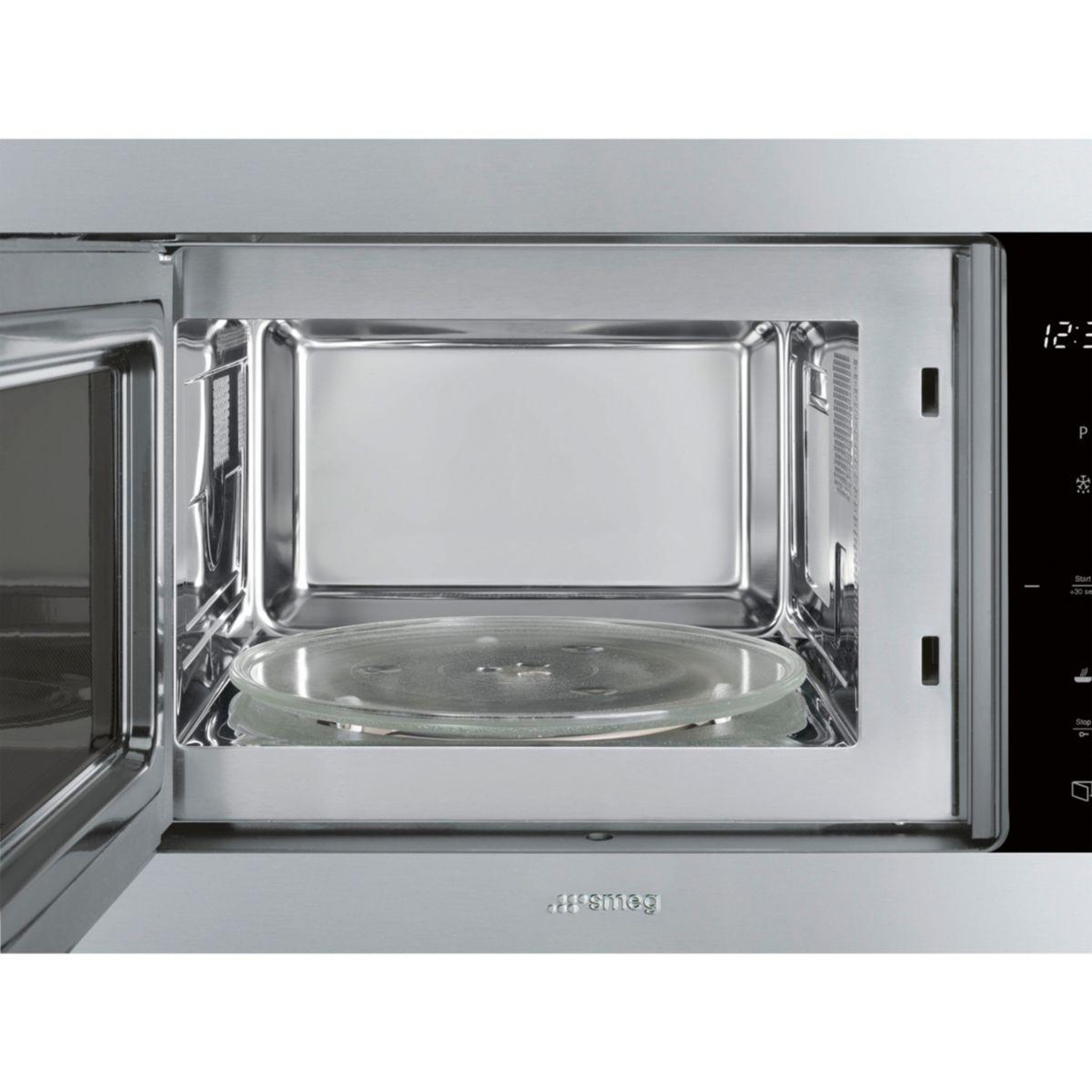 Voir la diapositive 2 : SMEG Micro ondes grill encastrable fmi325x