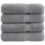 Voir la diapositive 1 : VIDAXL Serviettes de douche de qualité supérieure SOLUND 4 pcs gris