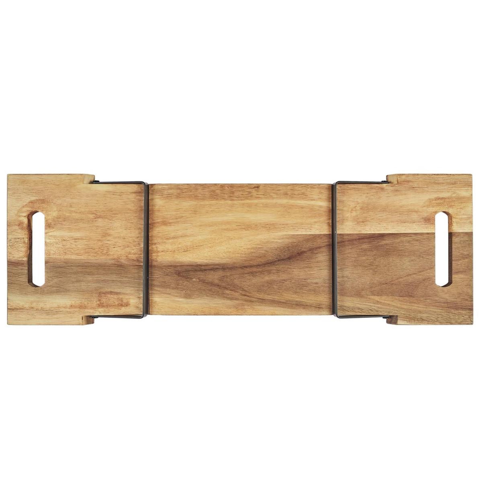 Voir la diapositive 4 : The Home Deco Factory Planche de présentation sur pied  acacia  55cm naturel