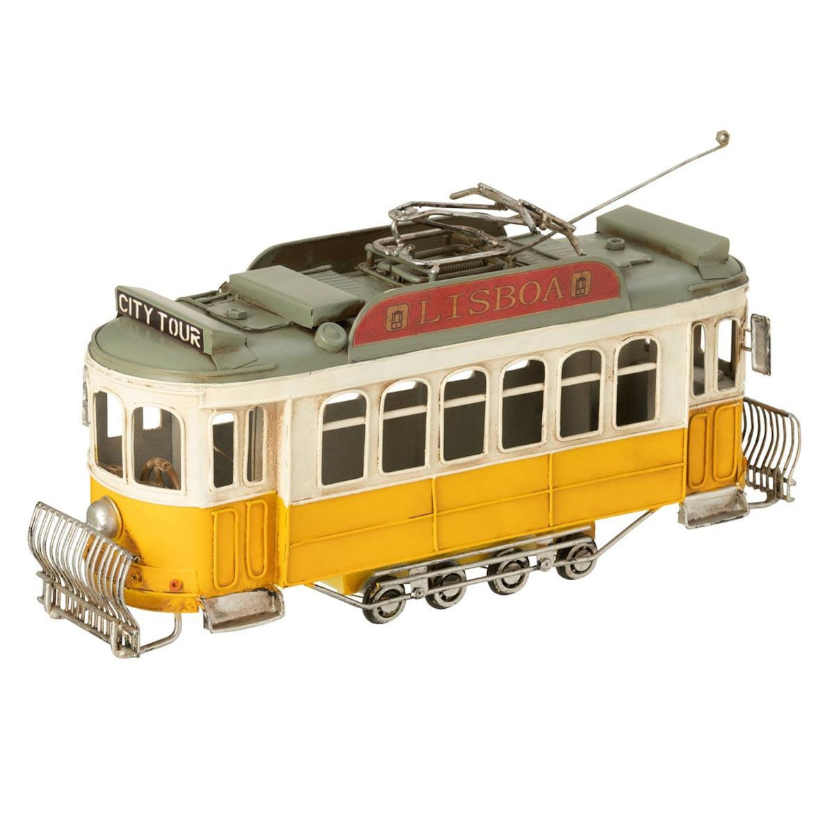 Paris Prix Tram Déco en Métal  Antique  32cm Multicolore