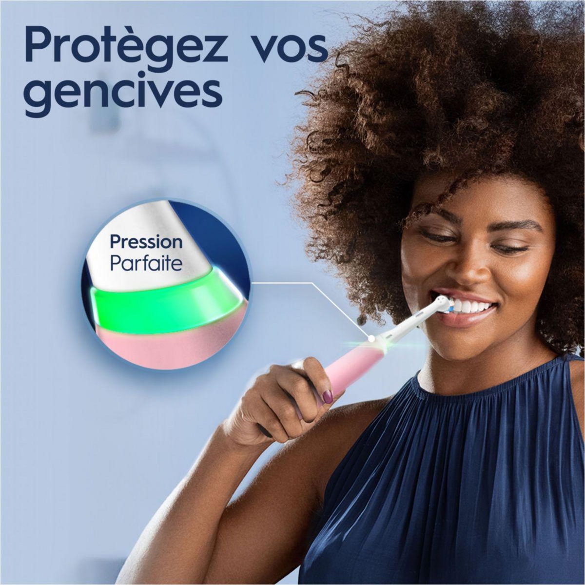 ORAL B Brosse à dents électrique IO5s Blush Pink + travel