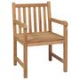 Voir la diapositive 4 : VIDAXL Chaises de jardin lot de 2 et coussins bleu clair Bois de teck