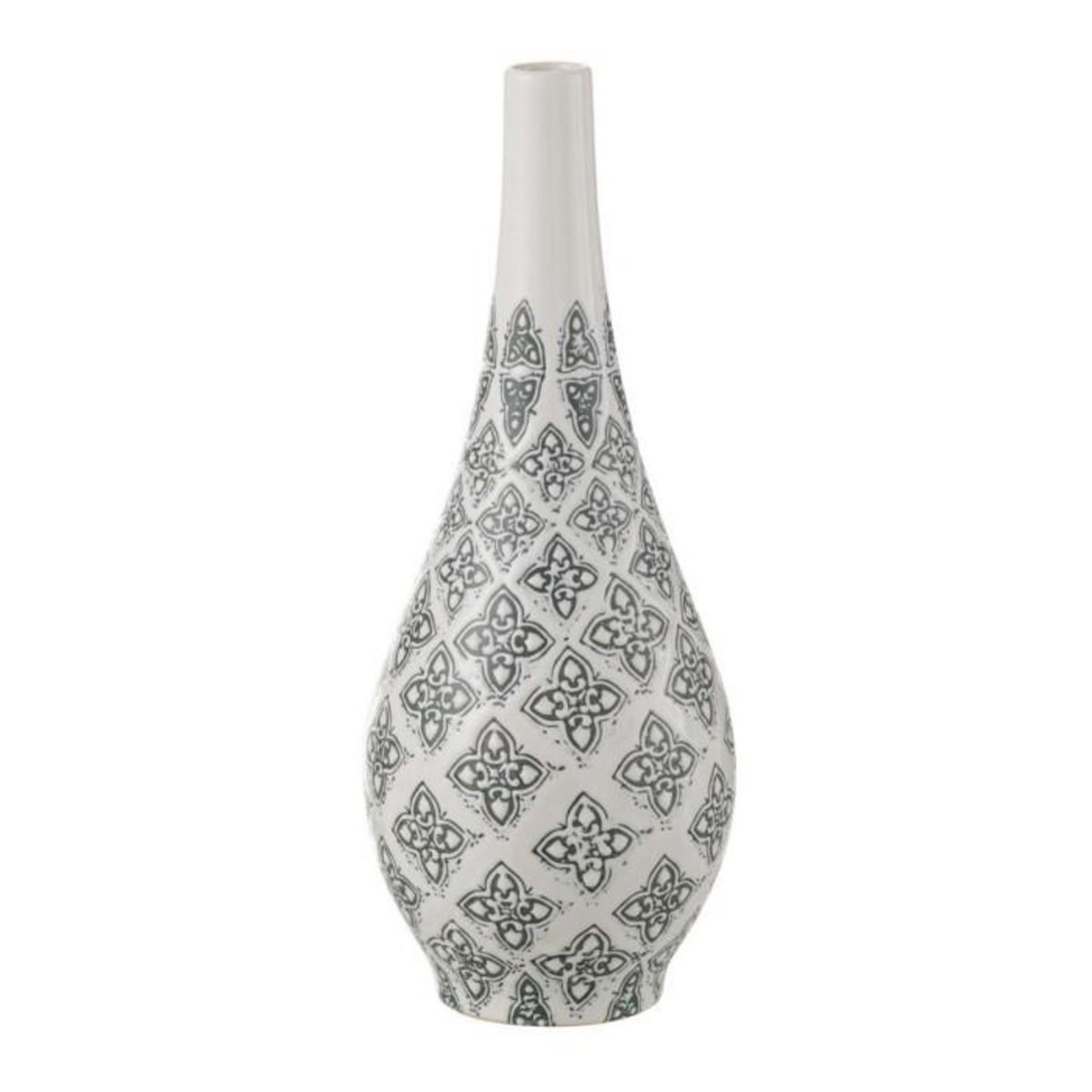 Paris Prix Vase Poire en Porcelaine  Kousa  43cm Bleu & Blanc