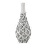 Paris Prix Vase Poire en Porcelaine  Kousa  43cm Bleu & Blanc