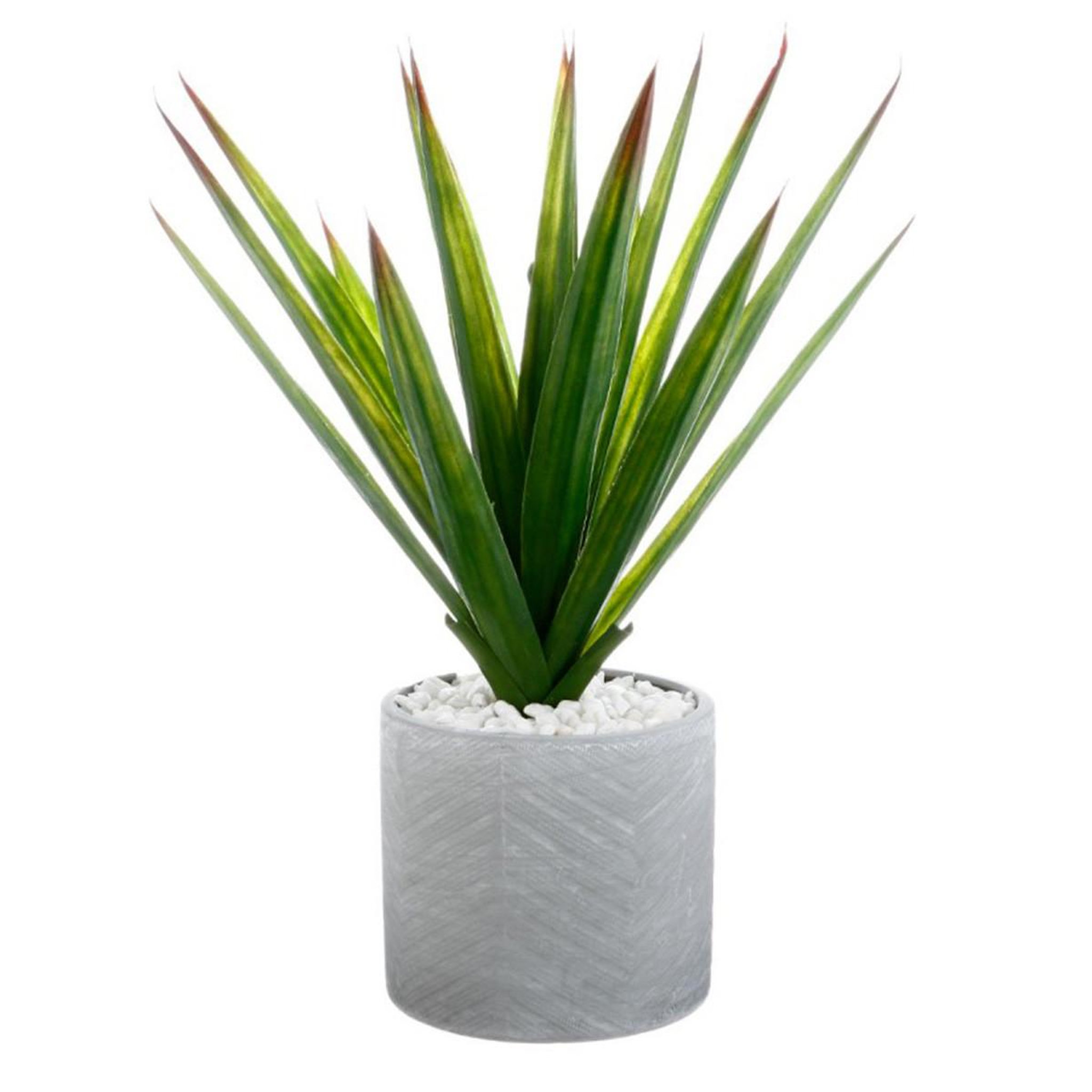 ATMOSPHERA Plante artificielle en pot  aloe vera  47cm vert