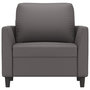 Voir la diapositive 3 : VIDAXL Fauteuil Gris 60 cm Similicuir