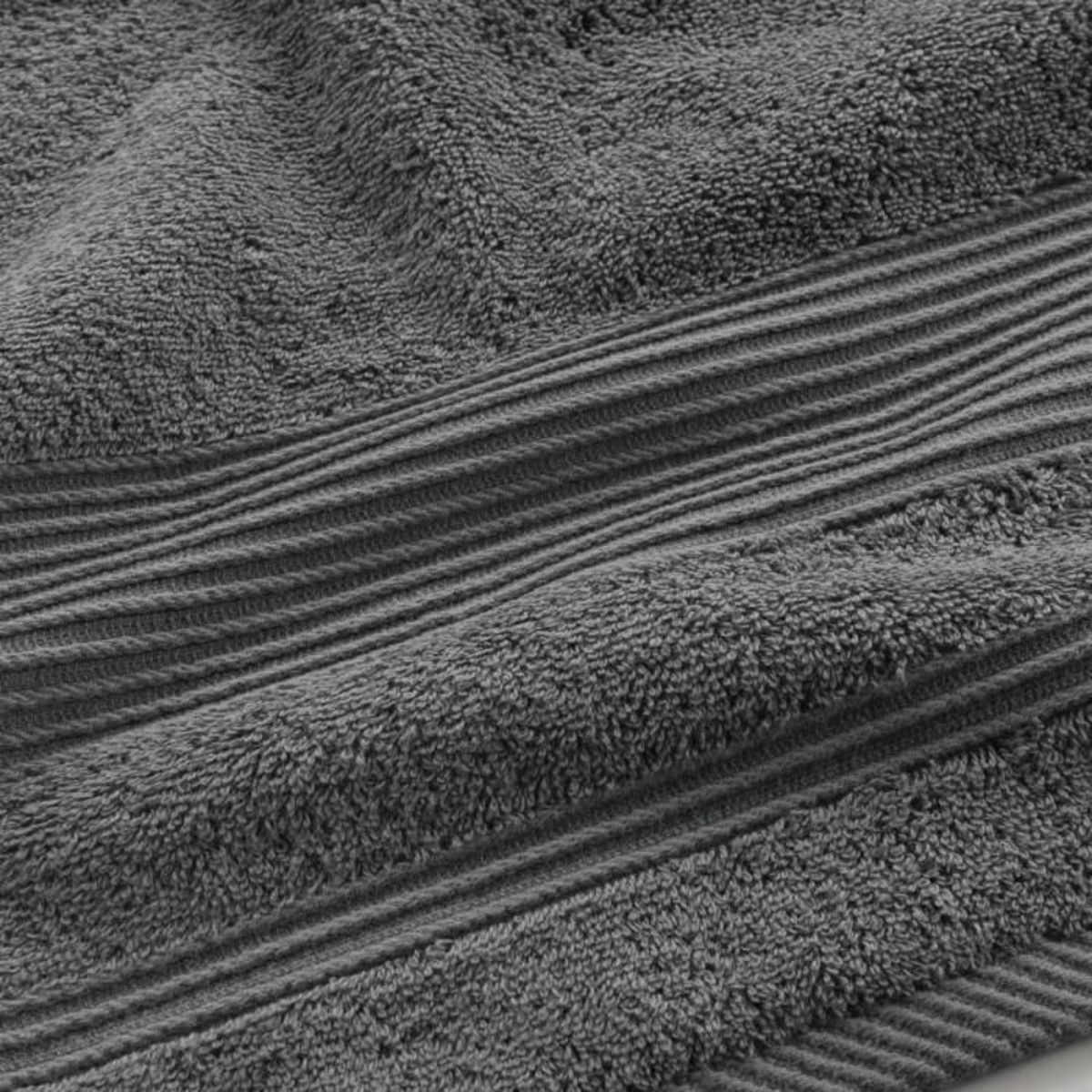 Paris Prix Drap de Bain  Tendresse  90x150cm Anthracite