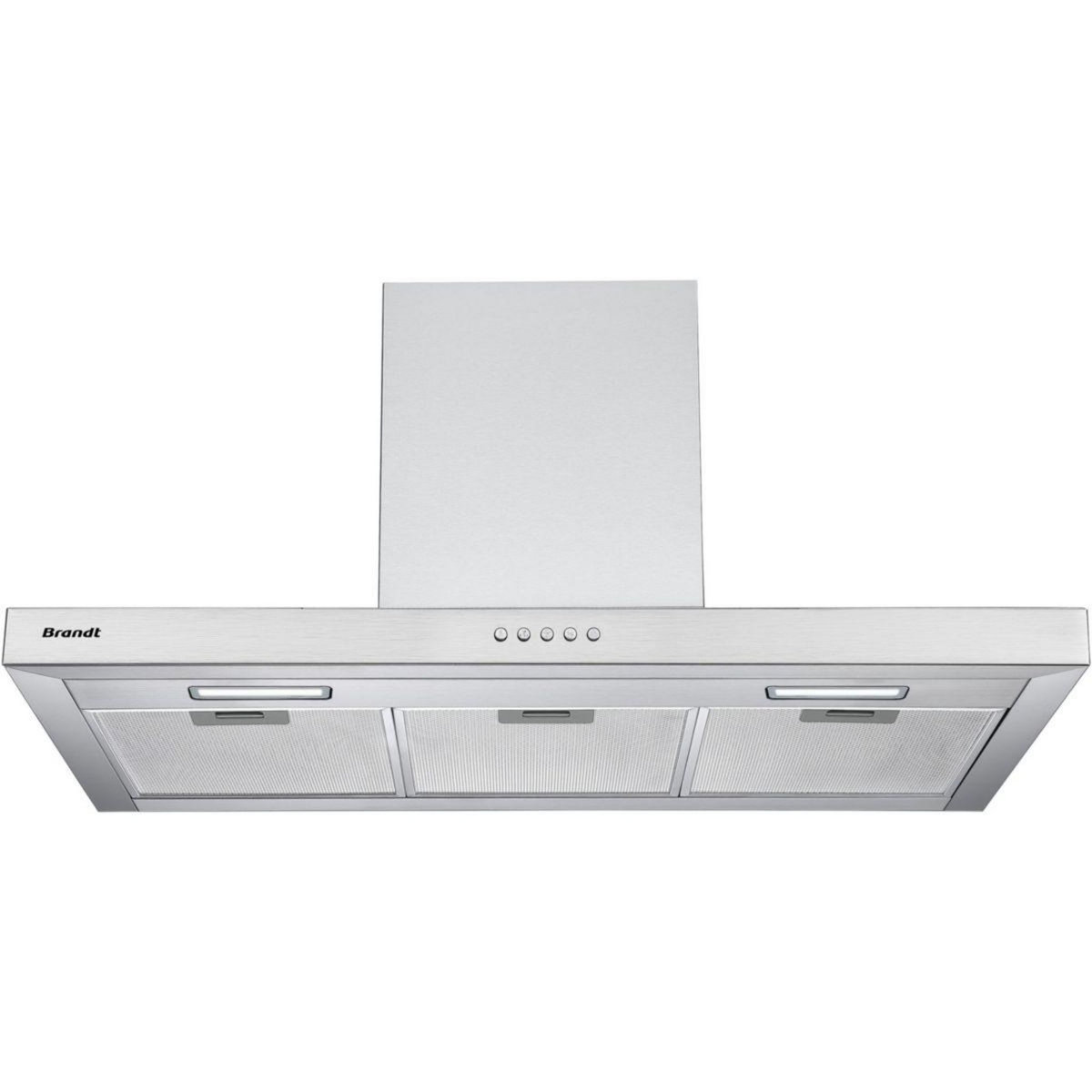 BRANDT Hotte décorative murale BHB3912X