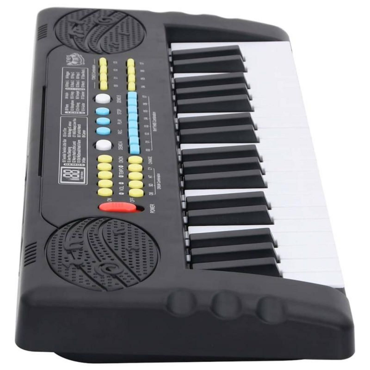 VIDAXL Clavier de piano électrique 37 touches et microphone d enfants