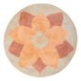Voir la diapositive 1 : Atmosphera Kids Tapis Enfant Rond Tufté  Rosace  100cm Rose