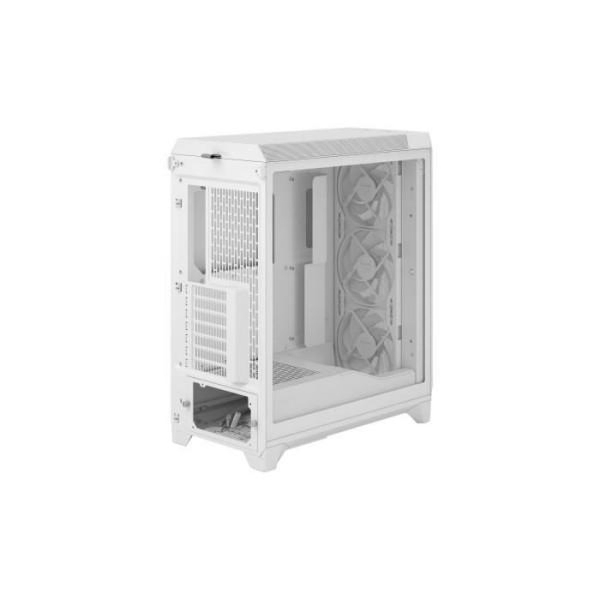 Voir la diapositive 6 : Fractal Design Boîtier PC - FRACTAL DESIGN - Meshify 3 TG - E-ATX (277 mm) - 3 ventilateurs - USB Type C de 20 Gbps - Blanc