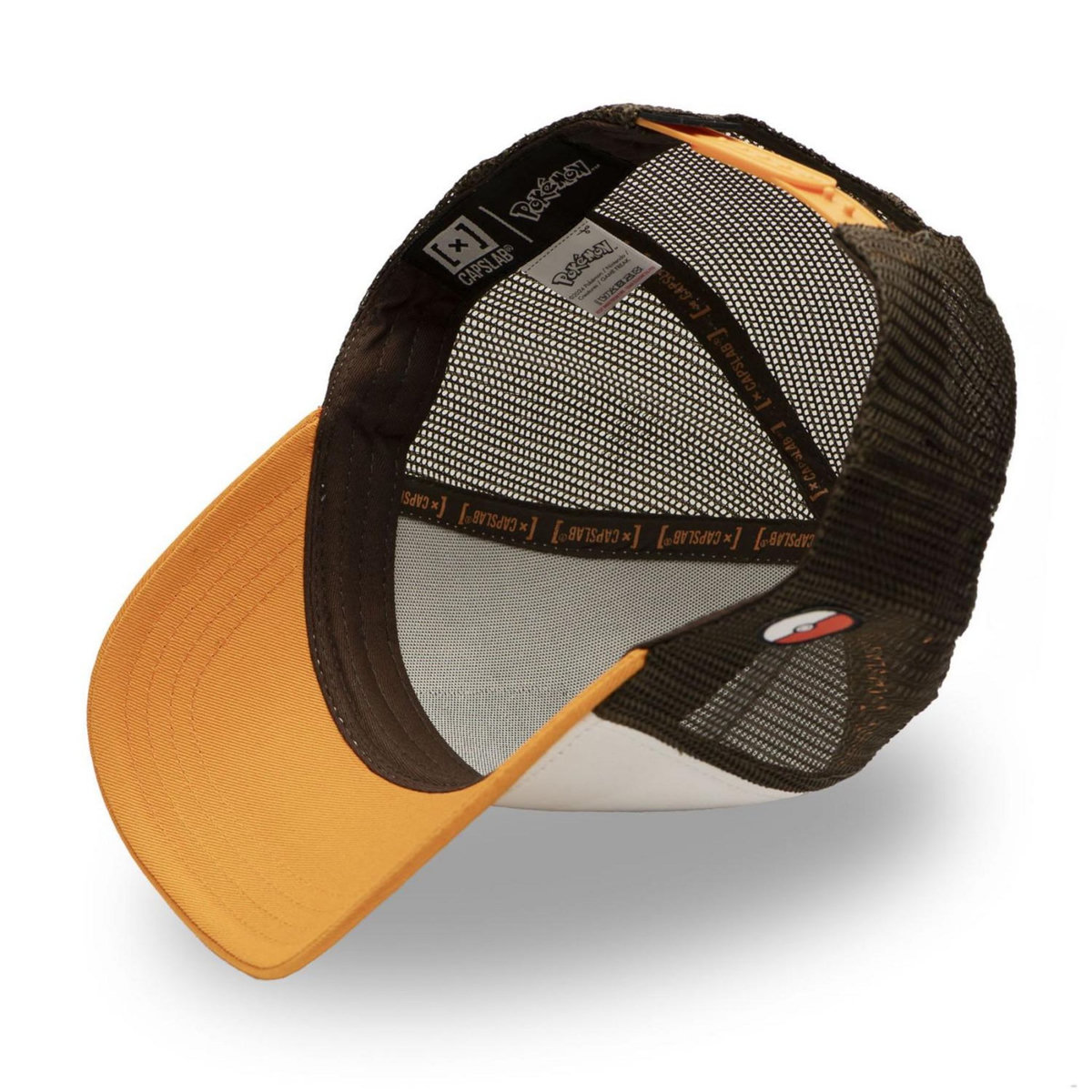 CAPSLAB Casquette trucker avec filet en sergé de coton Pokemon Charizard
