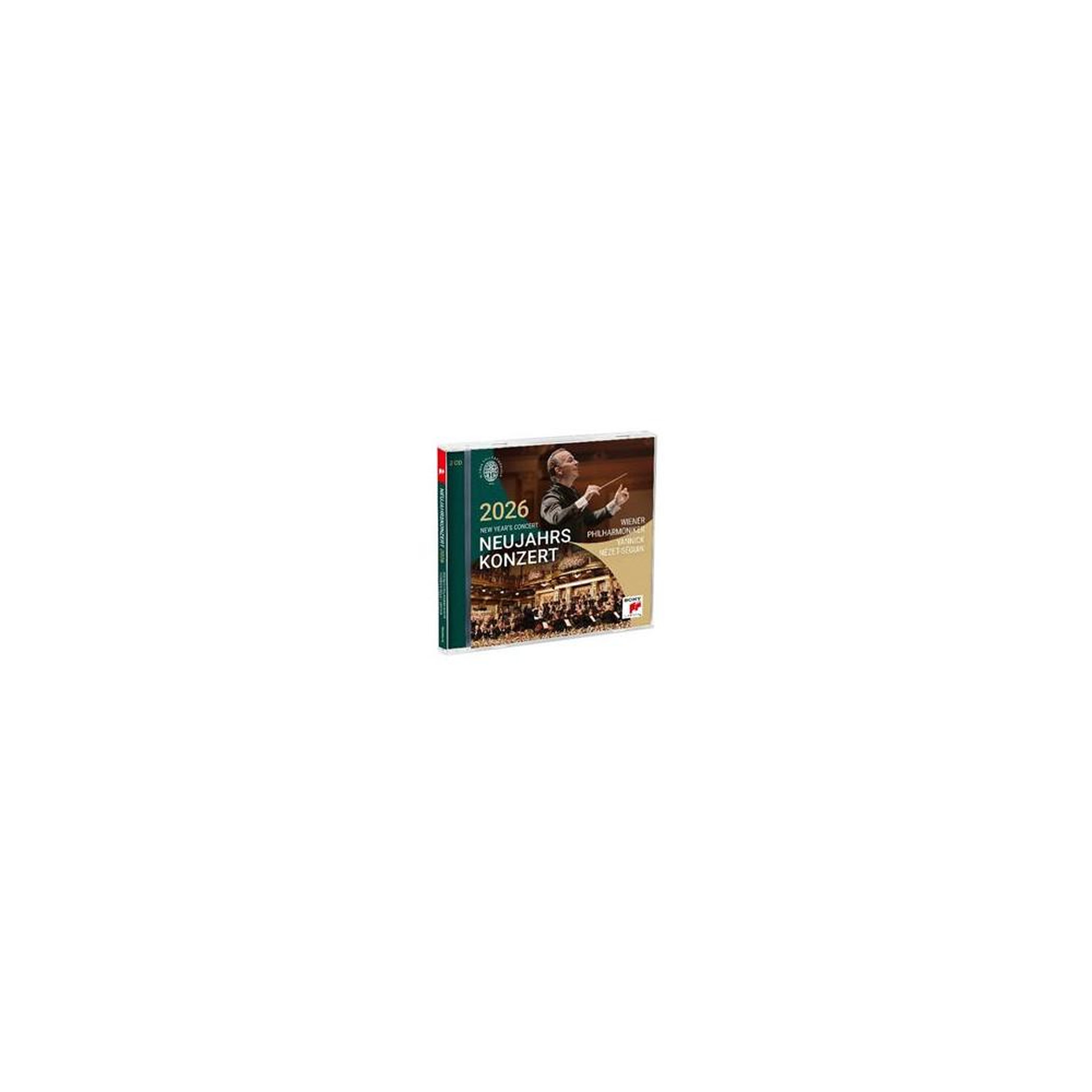 SONY CD Yannick Nézet-Séguin – Concert du Nouvel An de Vienne, Wiener Philharmoniker, Musique Classique