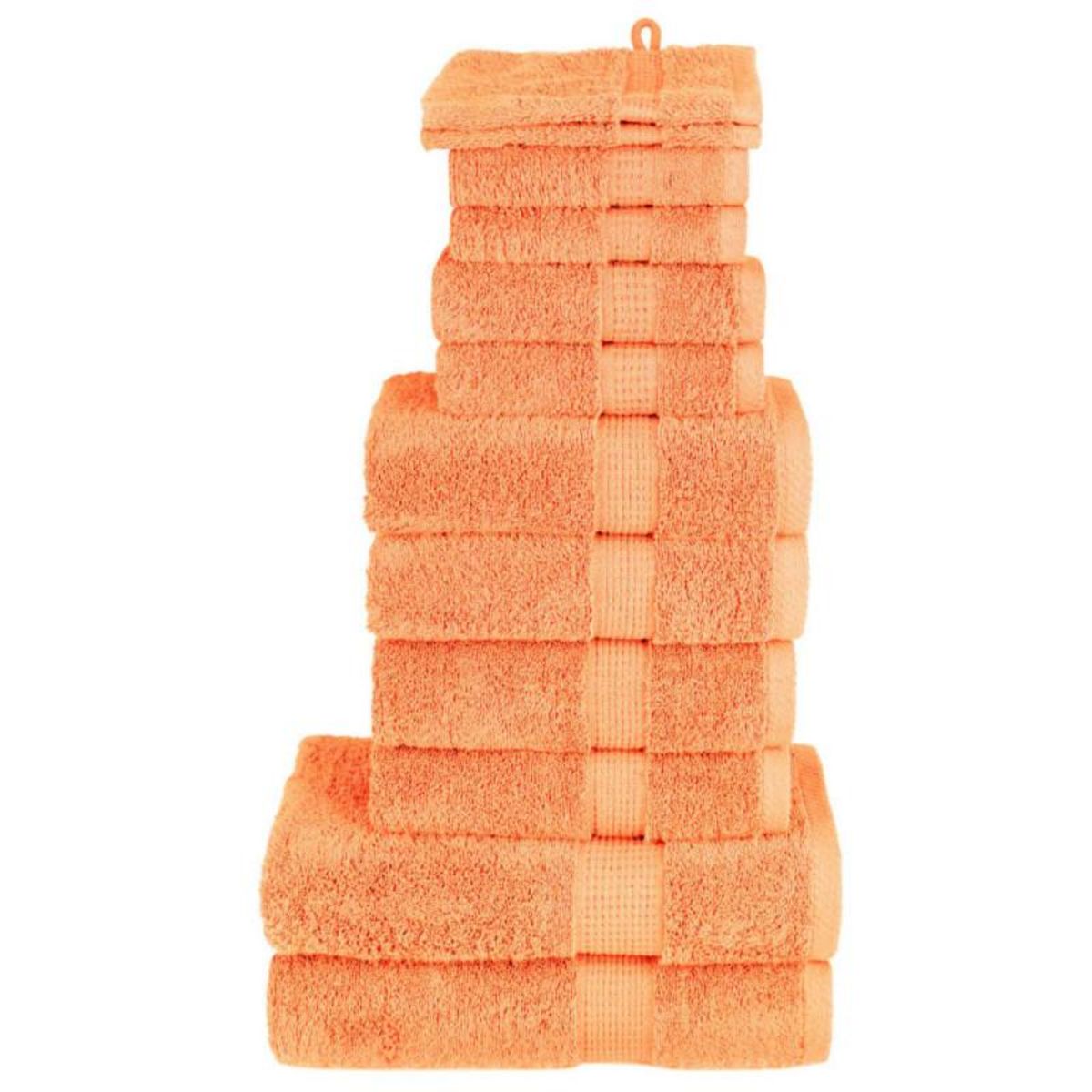 VIDAXL Ensemble de serviettes de qualité supérieure SOLUND 12 pcs