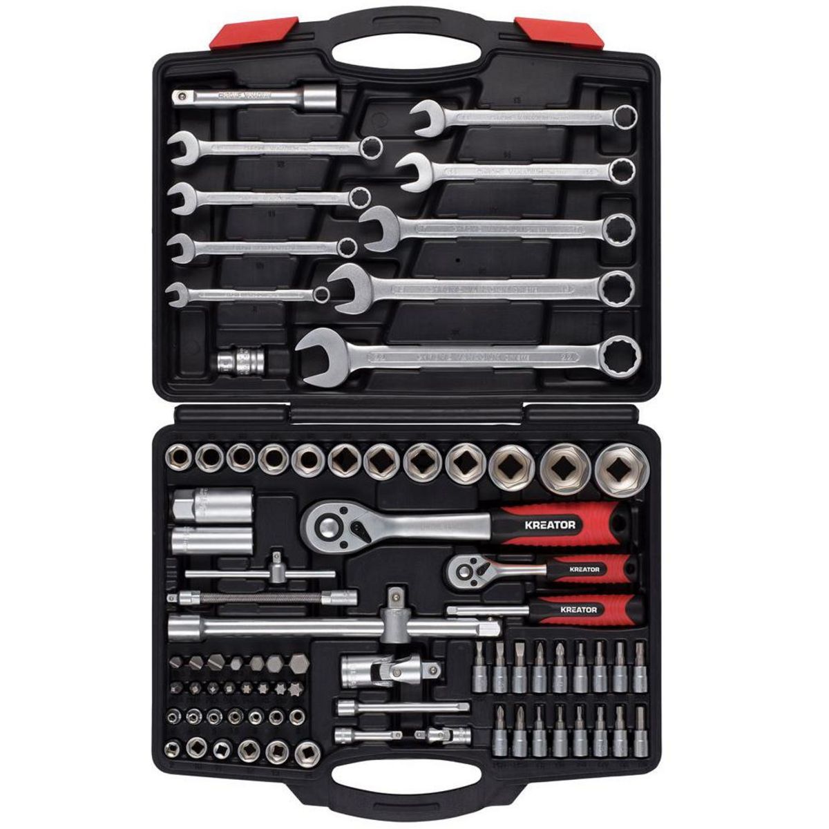 KREATOR Mallette clés à douilles 81 pièces Kreator