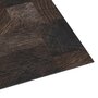 VIDAXL Planche de plancher autoadhesif PVC5,11m^2 Marron structure bois