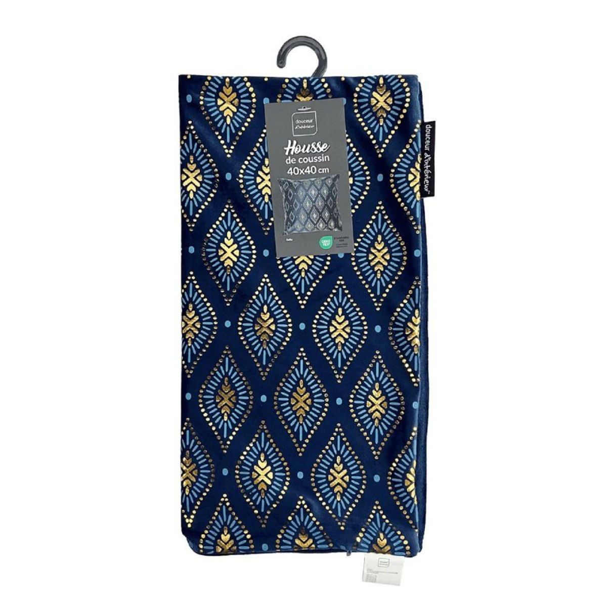 Douceur d'Intérieur Housse de coussin 40x40 cm velours Sofia