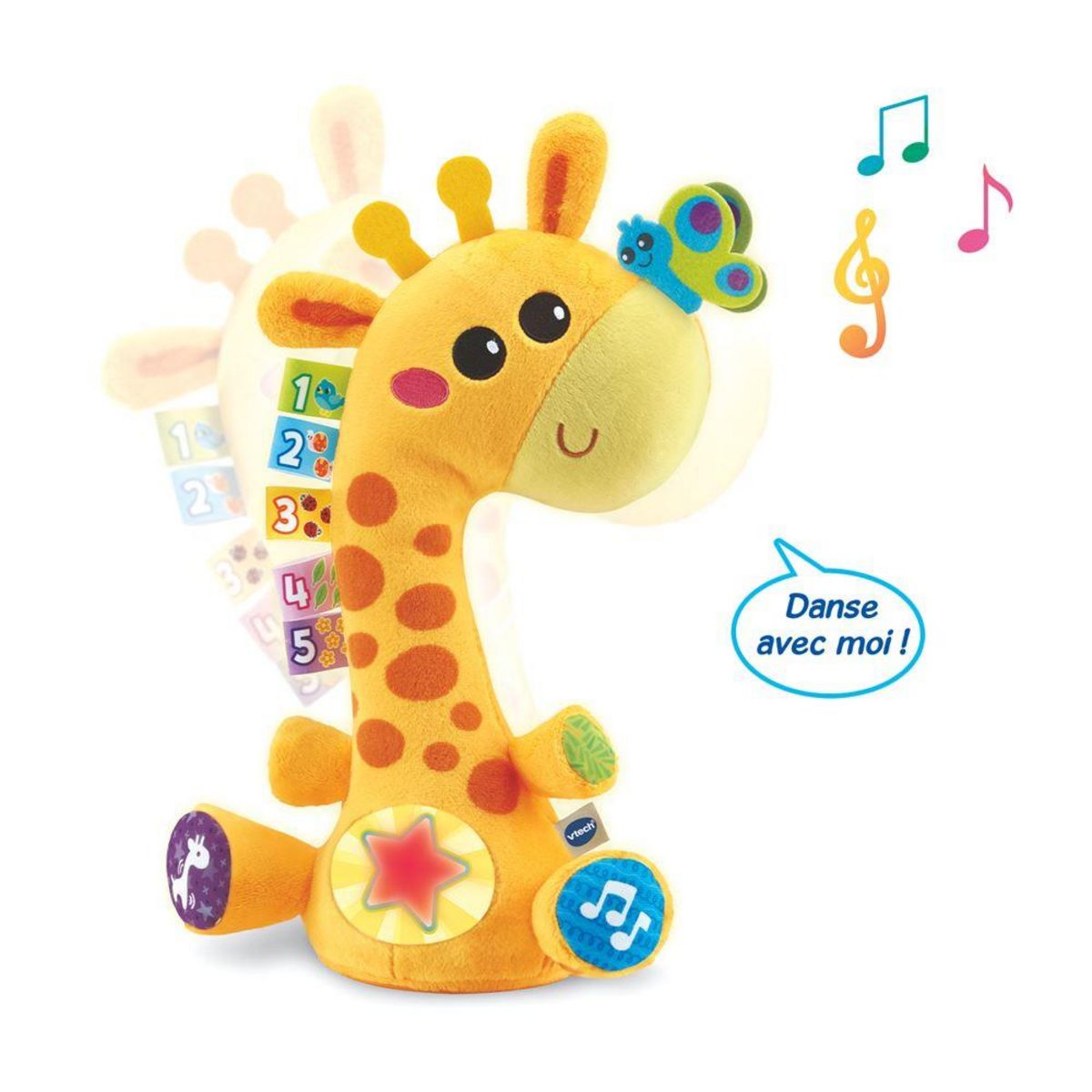 VTECH BABY Jeu d éveil Vtech Baby Ma girafe Moov & Groov